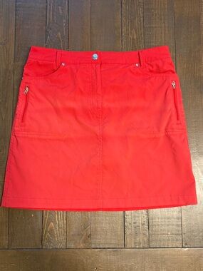 N'vo by Lanctôt Vibrant Red Athletic Skort